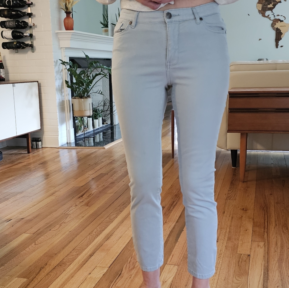 Women's Light Blue/Powder Blue Skinny Ankle Grazer Buffalo David Bitton 4/27